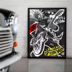 Punk Rock Spider-Man Poster