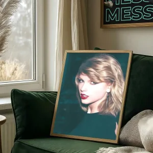 Taylor Swift "Wildest Dreams" Vintage Glam Poster – Premium Wall Art Print