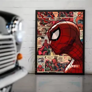 Spider-Man Close-Up Portrait Poster