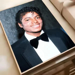 Michael Jackson Tuxedo Portrait Poster