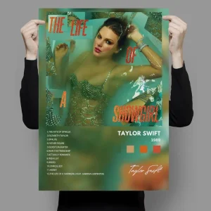 Taylor Swift "Life of a Showgirl" Album Cover Poster – Premium Wall Art Print