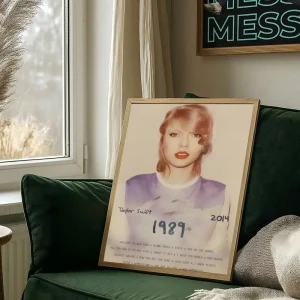 Taylor Swift "1989" Sketch Portrait Poster – Premium Wall Art Print