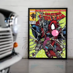 Spider-Man Bubble Gum Comic Poster