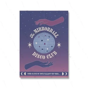 Taylor Swift "Mirrorball" Disco Club Poster – Premium Wall Art Print