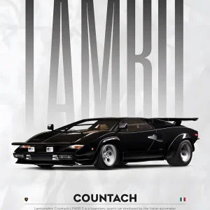 Lamborghini Countach LP400S Poster