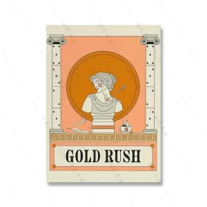 Taylor Swift "Gold Rush" Album Cover Poster – Premium Wall Art Print