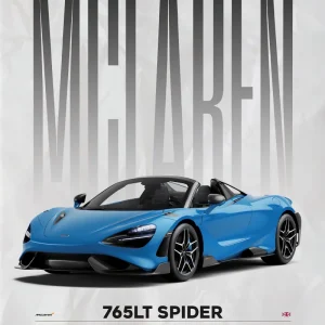 McLaren 765LT Spider Poster