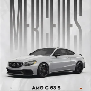 Mercedes AMG C63 S Poster