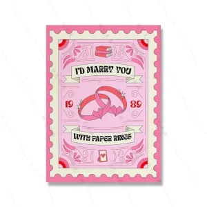 Taylor Swift "I'd Marry You" Album Cover Poster – Premium Wall Art Print