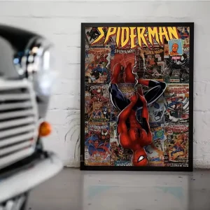 Spider-Man Comic Tile Poster
