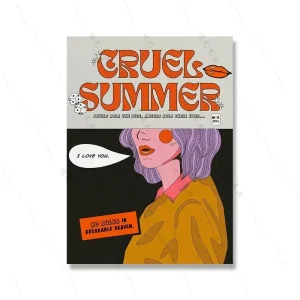 Taylor Swift "Cruel Summer" Album Cover Poster – Premium Wall Art Print