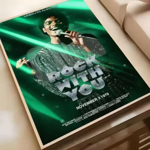 Michael Jackson Rock With You Concert Poster