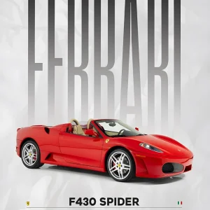 Ferrari F430 Spider Poster