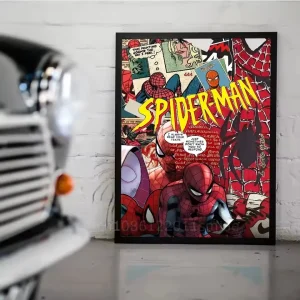 Spider-Man Texting Comic Poster
